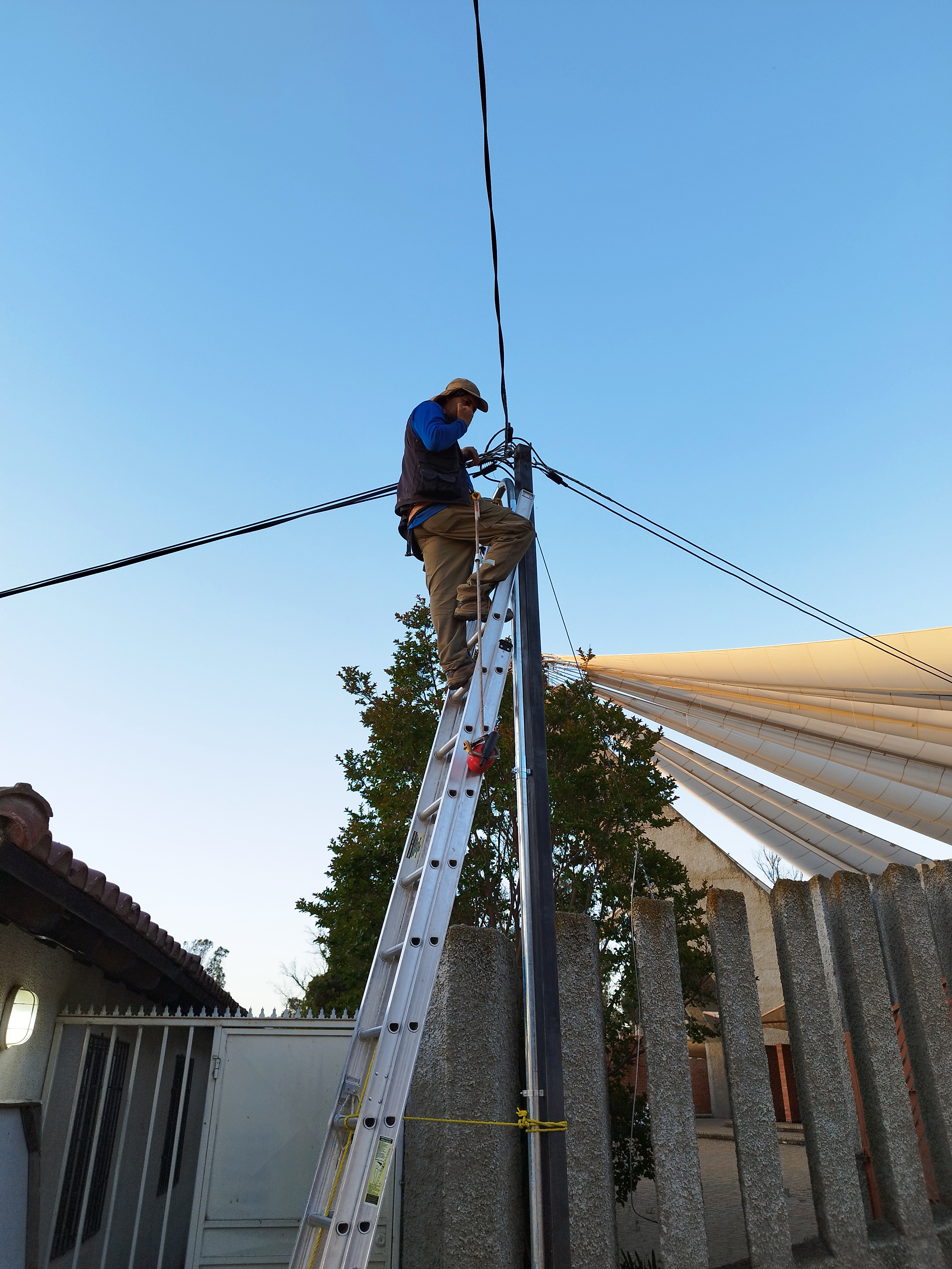 Instalación de Enlace e Infraestructura en Altura